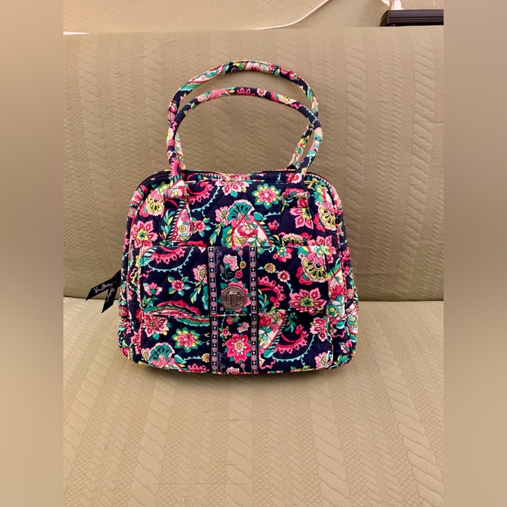 Vera Bradley Satchel Bag in Petal Paisley EUC